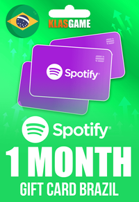 Spotify Gift Card Brazil - 1 Month
